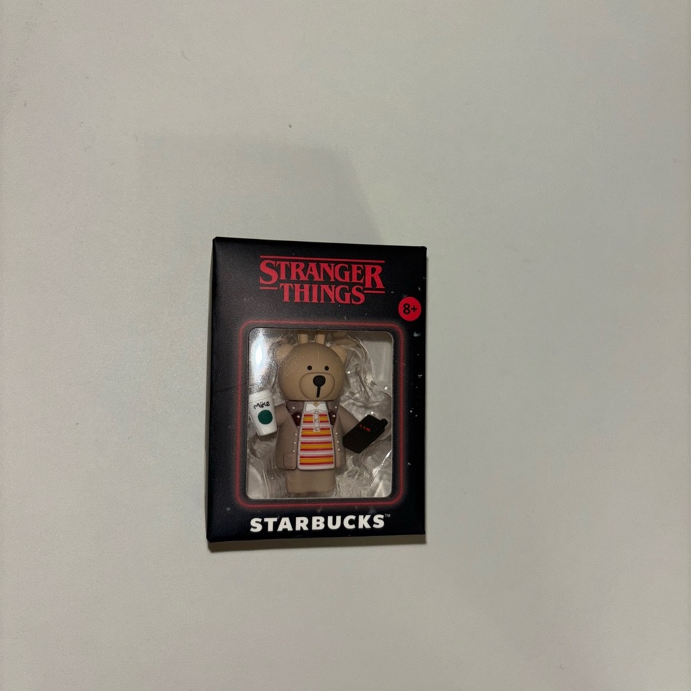 Stranger Things X Starbucks Bearista Mike Cup Topper